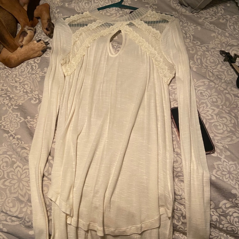 Free People White Shirt